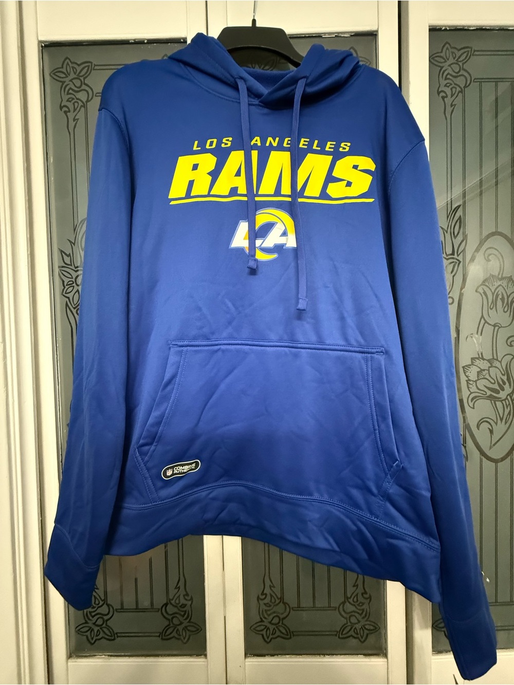 NFL Combine Authentic Blue Hoodie
